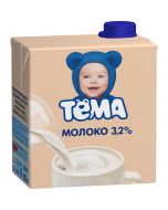 Milk TEMA, ultra-pasteurized, baby, 3,2% 500 g