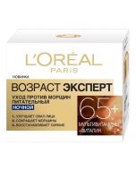 LOREAL Face Cream Age Expert 65+ Night, 50 ml
