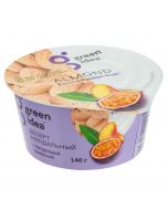 Almond dessert GREEN IDEA with yoghurt starter and peach and passionfruit juices, 140 g