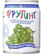 FRUTING drink with natural juice and grape pieces, 0.238ml
