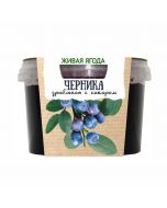Blueberry Egorievsk Traditions Crushed live berries with sugar, 300 g
