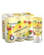 SANPELLEGRINO Momenti carbonated drink, Lemon and raspberry, 6 * 0.33l