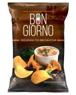 Chips BON GIORNO Milanese chanterelle flavor, 90 g