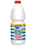 Milk PROSTOKVASHINO Selected pasteurized without milk fat substitute, 1.5 l