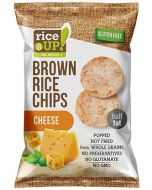 RICE UP Puffed Brown Rice Chips With Cheese, 60 g