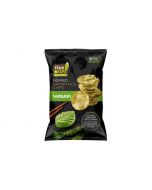 RICE UP Wasabi puffed brown rice chips, 60 g