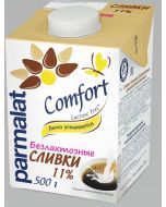Cream PARMALAT 11% lactose free without milk fat substitute, 500 g