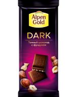 ALPEN GOLD dark chocolate with hazelnuts, 80 g