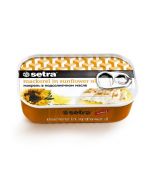 Setra mackerel in sunflower oil, 125 g
