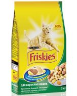 Cat food FRISKIES with rabbit, poultry and vegetables, 2kg