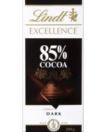 LINDT EXCELLENCE chocolate 85% cocoa, 100g