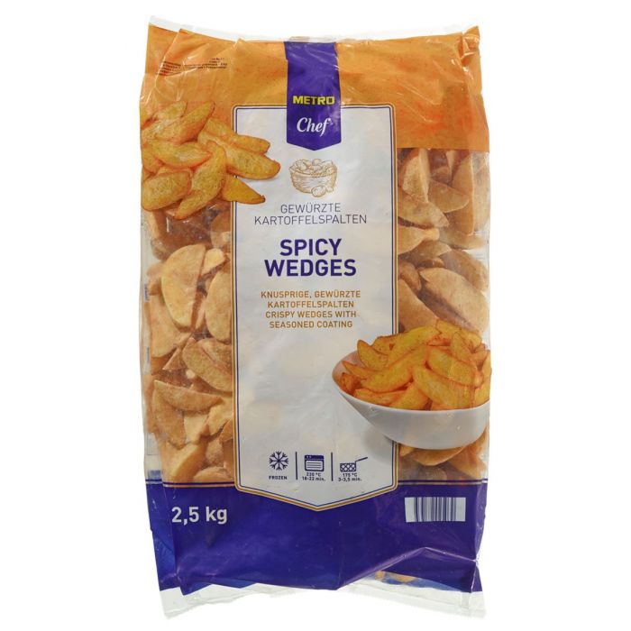 Potato wedges with METRO CHEF spices 2.5 kg Delivery Worldwide