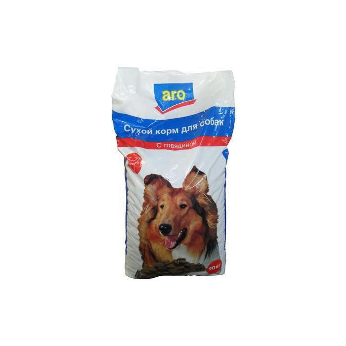 Dry Food For Dogs Aro With Beef 20kg Delivery Worldwide