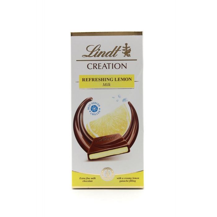 Lindt Creation Milk Lemon Chocolate 150 g - Delivery Worldwide
