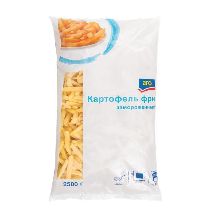 Frozen French Fries, Packaging Type: Plastic Bag