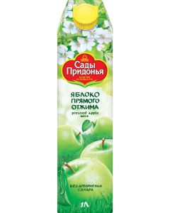 Juice GARDEN PRIDONYA apple of direct extraction, 1l