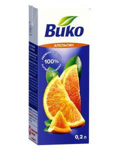 Juice VIKO Solo orange, 0.2l