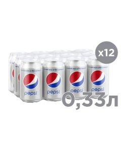 PEPSI light carbonated drink, 0.33l
