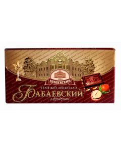 BABAEVSKY chocolate with hazelnuts, 100g