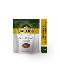 JACOBS Monarch Millicano ground coffee in instant, 75g