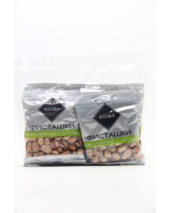 Roasted salted pistachios RIOBA, 6 * 50g
