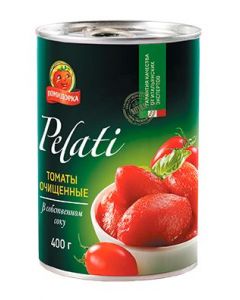 Pelati peeled tomatoes in their own juice, 425 ml