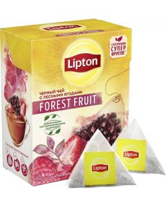 Black tea LIPTON Forest berries, 20x1.8g