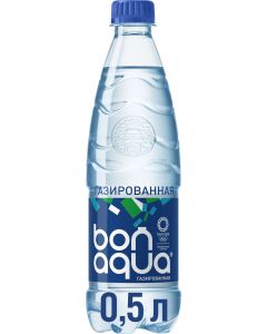 Drinking water BONAQUA carbonated, 0.5l