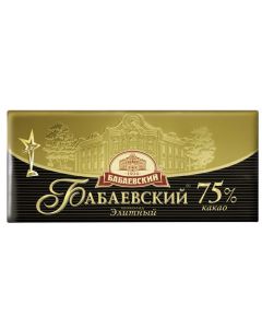 Elite BABAEVSKY chocolate, 75%, 200 g