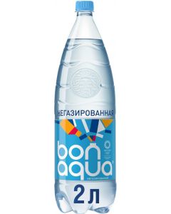 Non-carbonated mineral drinking water BONAQUA, table, 2 l