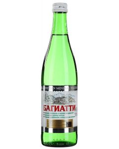 Mineral water BAGIATTI carbonated glass, 0.5 l
