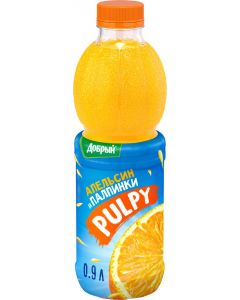 PULPY orange juice drink, 0.9 l