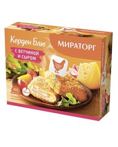 Cordon blue MIRATORG with ham and cheese, 405g