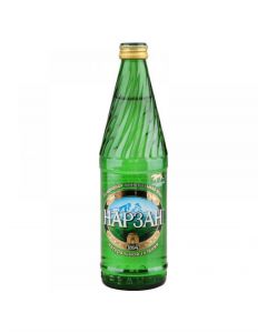 Mineral water NARZAN of natural gassing in glass, 0.5l