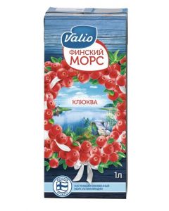 Fruit drink VALIO Cranberry, 1l