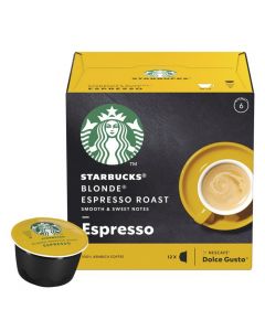 Starbucks Espresso coffee capsules for NESCAFE Dolce Gusto system, 12 pcs