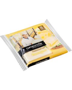 Processed cheese SYROBOGATOV Maasdam 45%, 130g