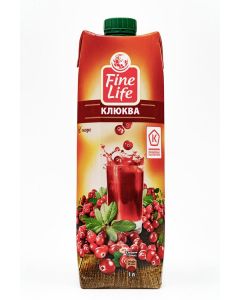 Fruit drink FINE LIFE cranberry, 750g