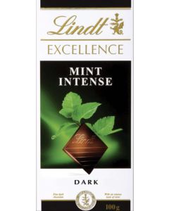 LINDT EXCELLENCE chocolate mint, 100g