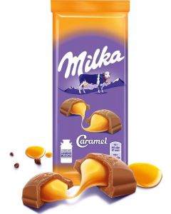 Milk chocolate milk dessert cream-caramel, 90g