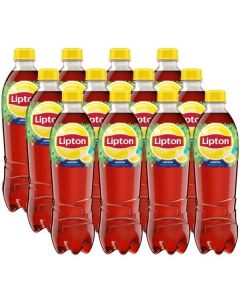 Cold tea LIPTON black Lemon in a package, 12x0.5l