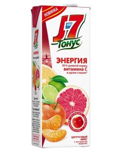 Nectar J7 Tonus Energy citrus mix with acerola extract, 1.45 l