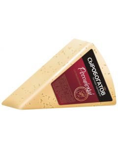 Syrobogatov Russian semi-hard cheese 50%, 400 g