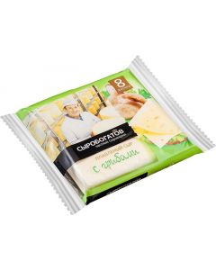 Processed cheese SYROBOGATOV with mushrooms 45%, 130g