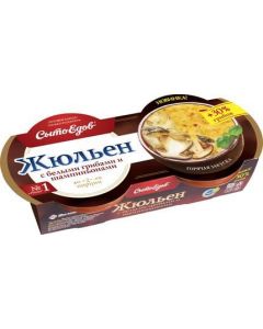 Chicken julienne SATEDOVO with porcini mushrooms and champignons, 2х125g