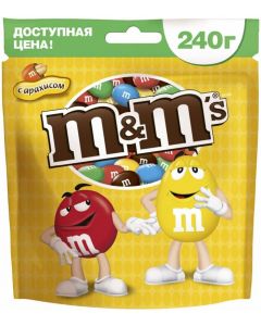 Dragee M & M'S Maxi with peanuts, 240g