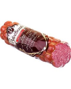 Cervelat Rublevsky gourmet RUBLEVSKY, boiled-smoked, 400 g