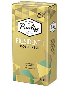 Ground coffee PAULIG Presidentti Gold Label, 250g
