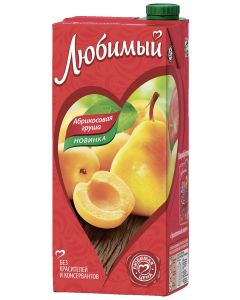 Juice drink FAVORITE, apple-apricot-pear, 0.95 l