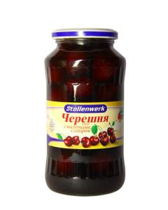 Cherry STOLLENWERK with seeds, 720 g